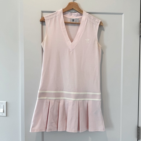 Adidas Light Pink Short Tennis Dress - Picture 1 of 9